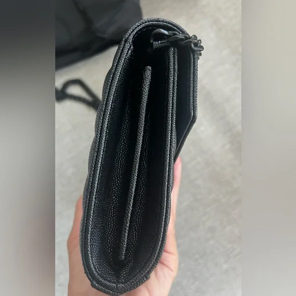 Black Quilted clutch Chain Bag - Picture 11 of 16